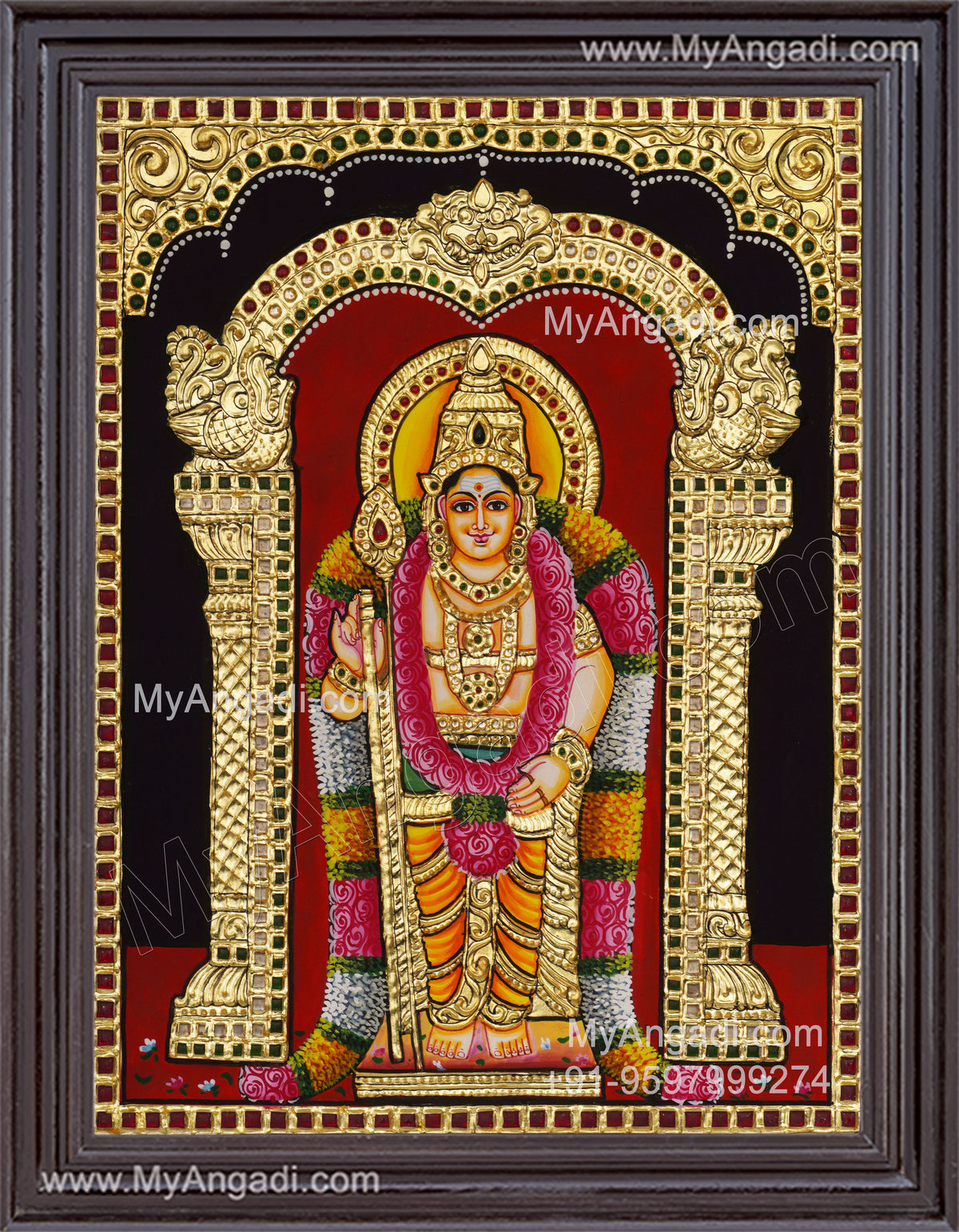 Murugan Tanjore Painting