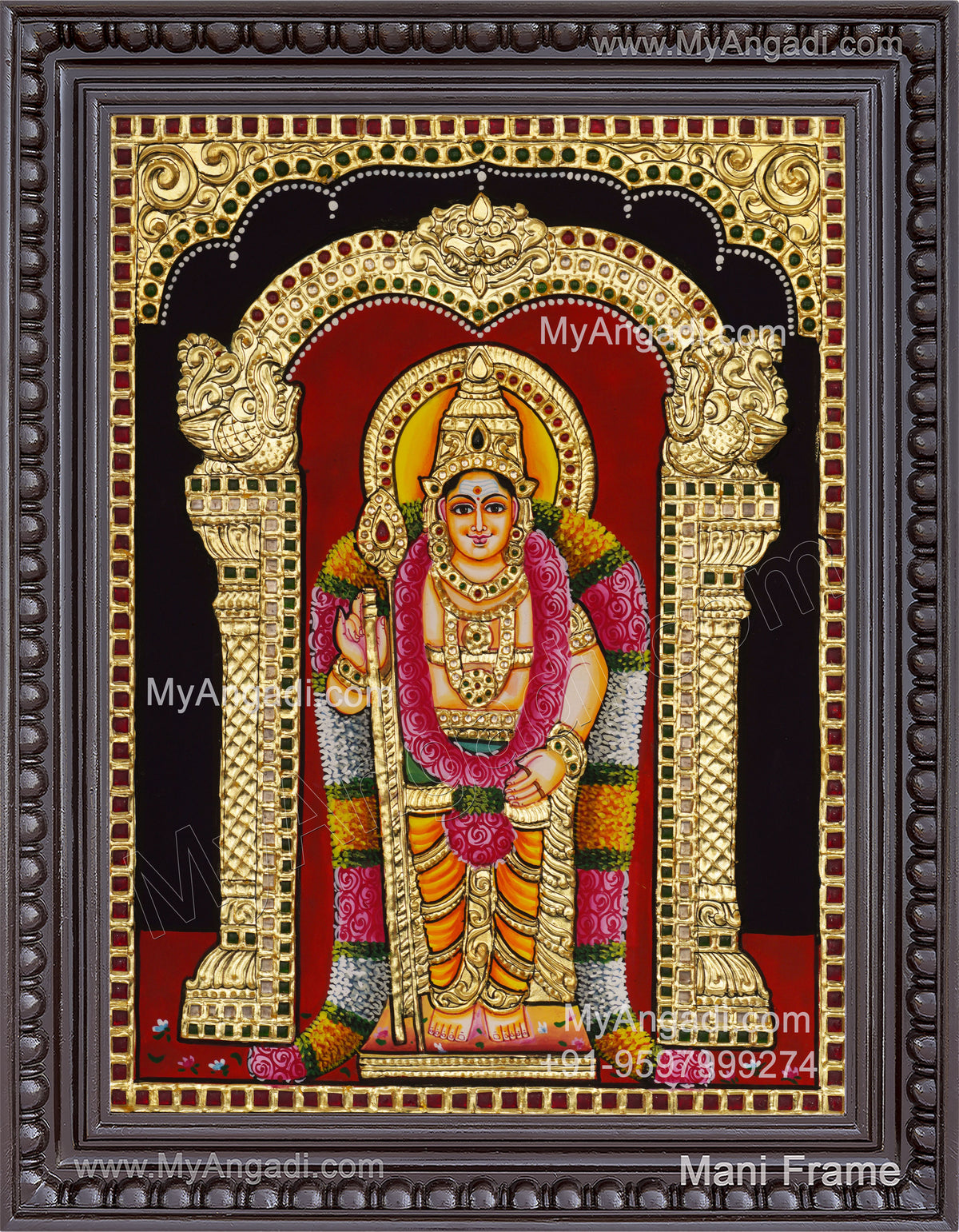 Murugan Tanjore Painting