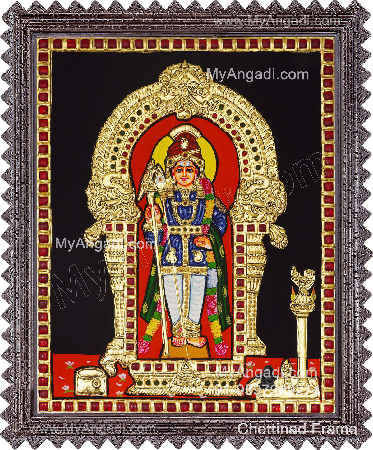 Murugar Tanjore Painting