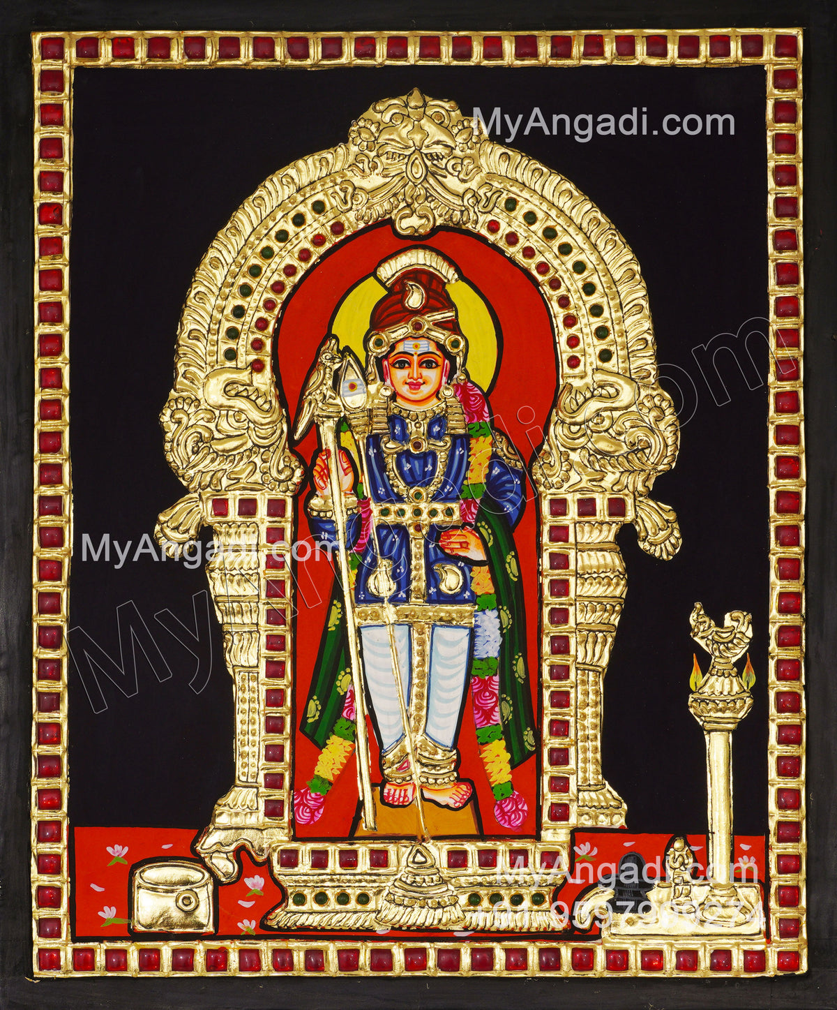 Murugar Tanjore Painting