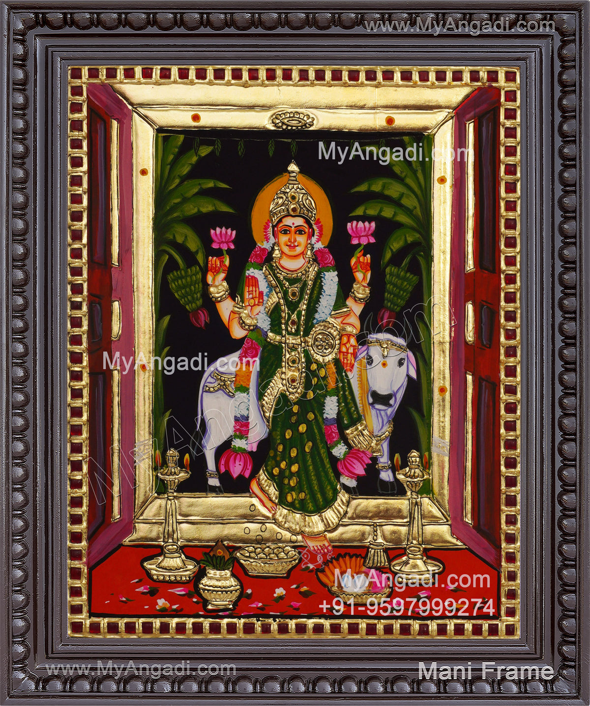 GrahaLakshmi Tanjore Painting