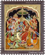 Ramar Pattabhishekam Tanjore Painting