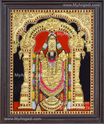 Perumal Tanjore Painting, Vishnu Tanjore Painting