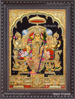 Raja Rajeshwari Tanjore Painting