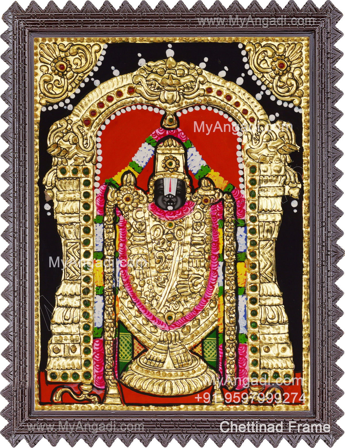 Balaji Tanjore Painting