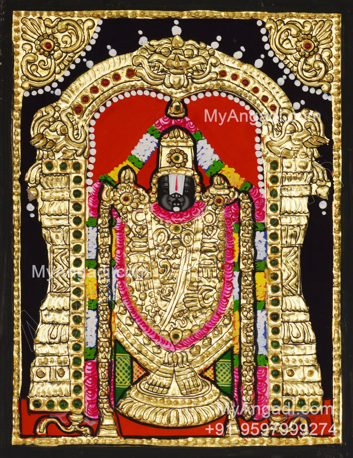 Balaji Tanjore Painting