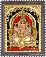 Ganesha Tanjore Painting, Ganesha Tanjore Painting