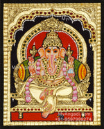 Ganesha Tanjore Painting, Ganesha Tanjore Painting