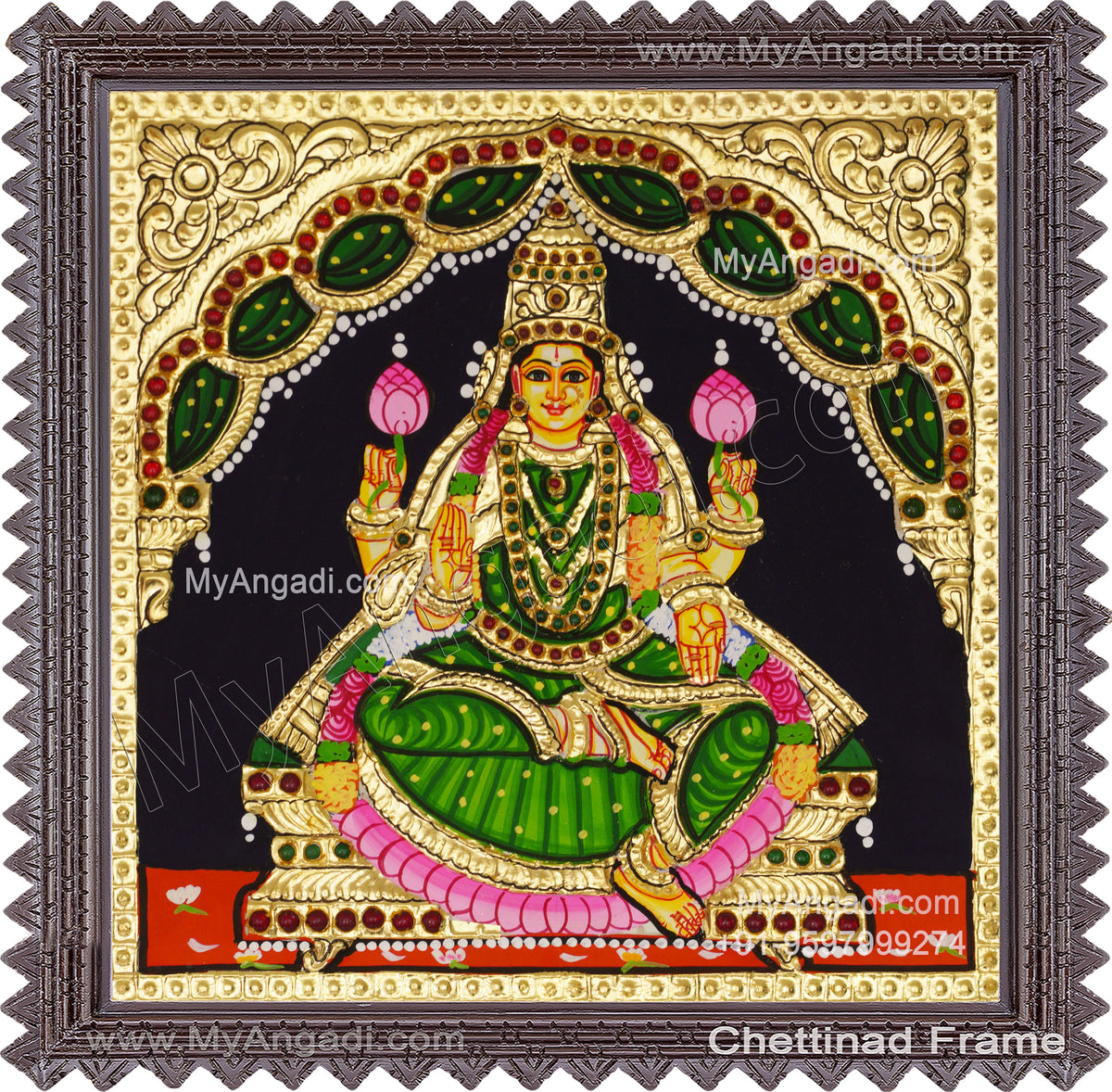 Lakshmi Tanjore Painting