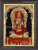 Kamatchi Amman Tanjore Painting