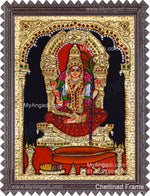 Kamatchi Amman Tanjore Painting