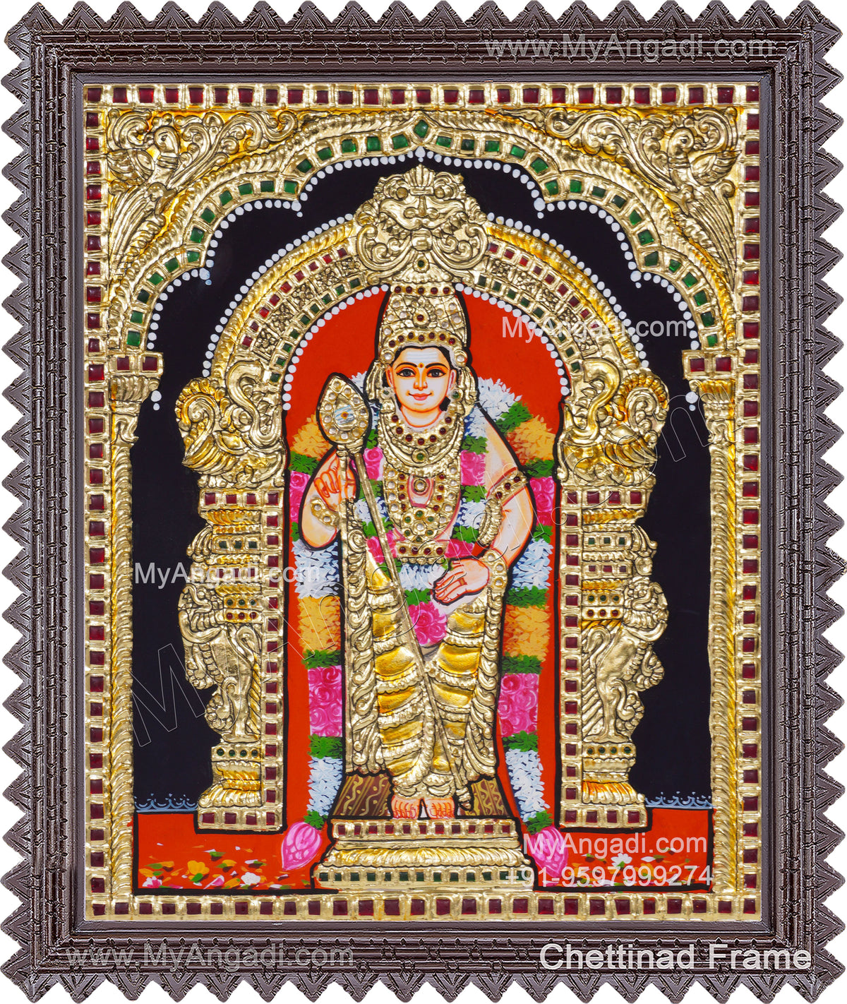 Murugar Tanjore Painting