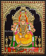 Samayapura Mariamman Tanjore Painting