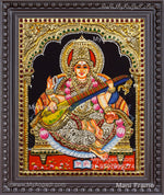 Saraswathi Tanjore Painting