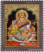 Saraswathi Tanjore Painting