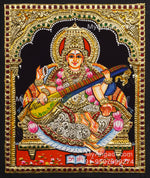 Saraswathi Tanjore Painting