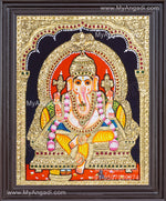Ganapathi Tanjore Painting Tanjore Painting