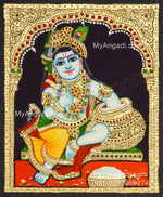 Butter Krishna Tanjore Painting