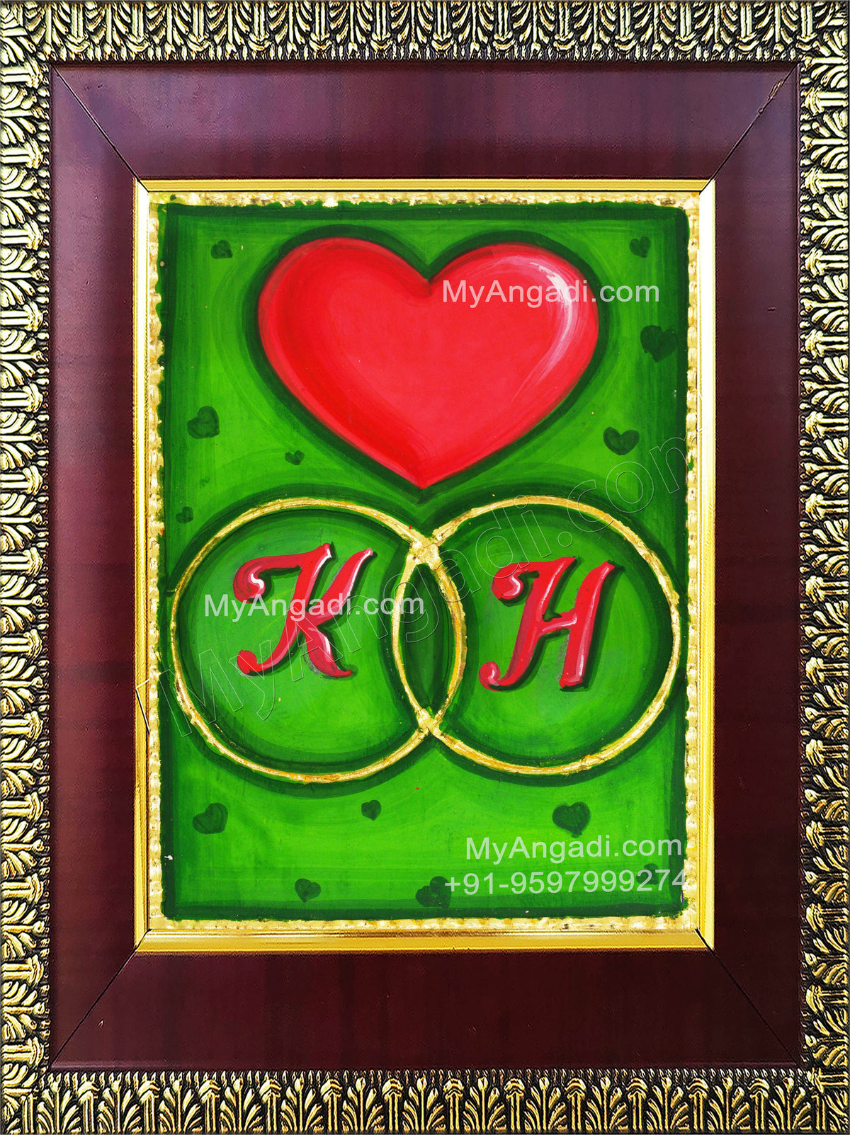 Initial Board Tanjore Paintings