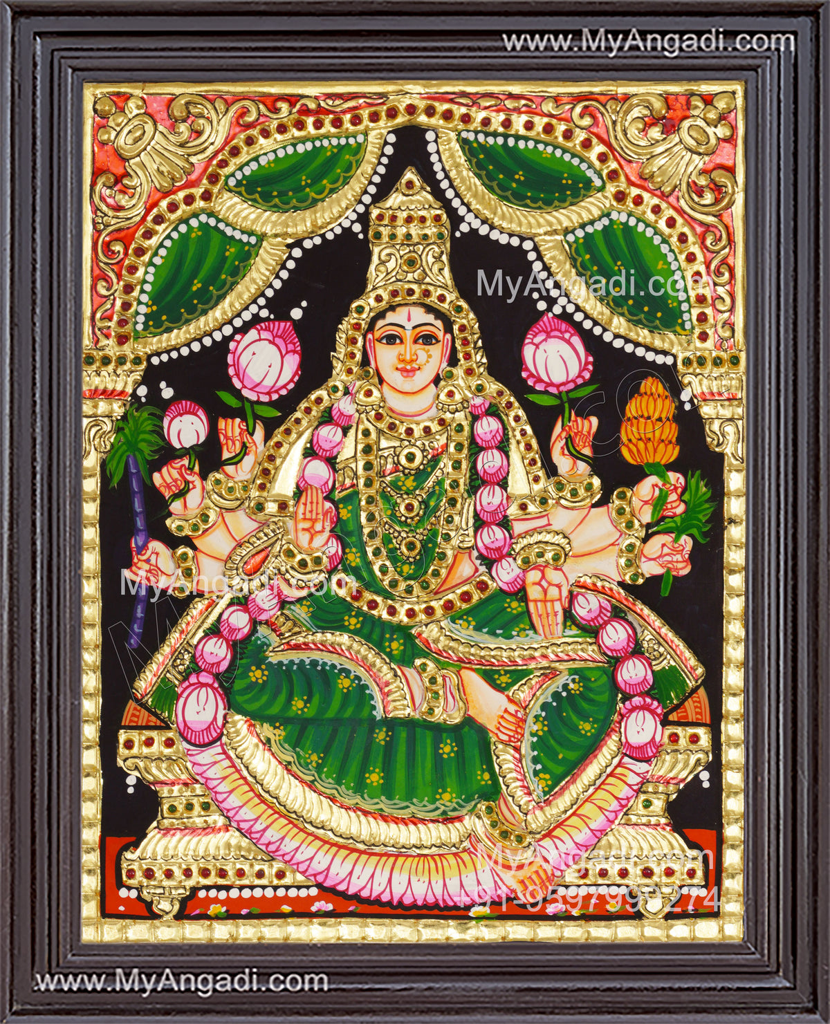 Lakshmi Tanjore Painting