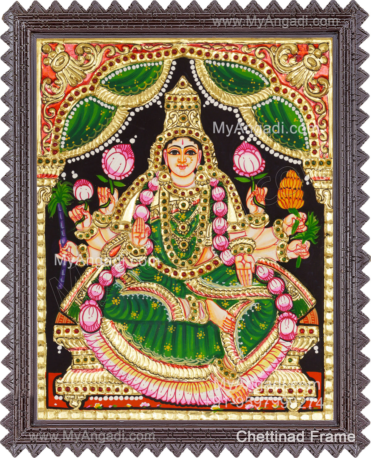 Lakshmi Tanjore Painting