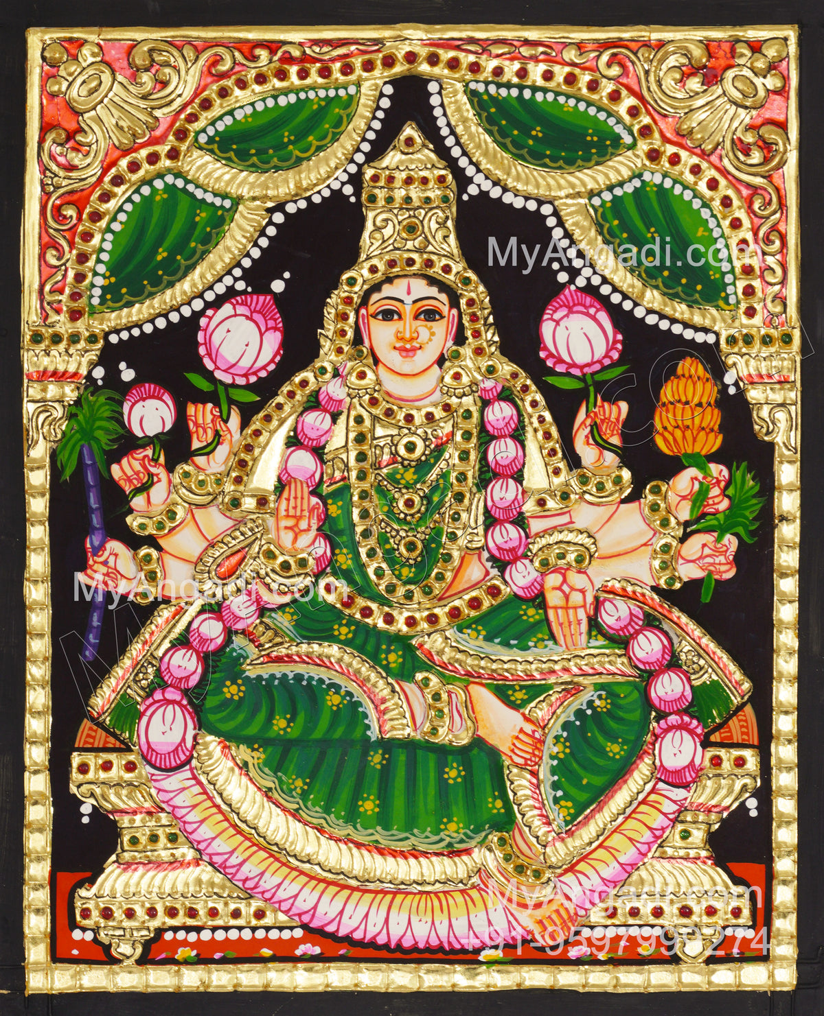 Lakshmi Tanjore Painting