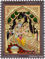 Jhula Radha Krishna Tanjore Painting