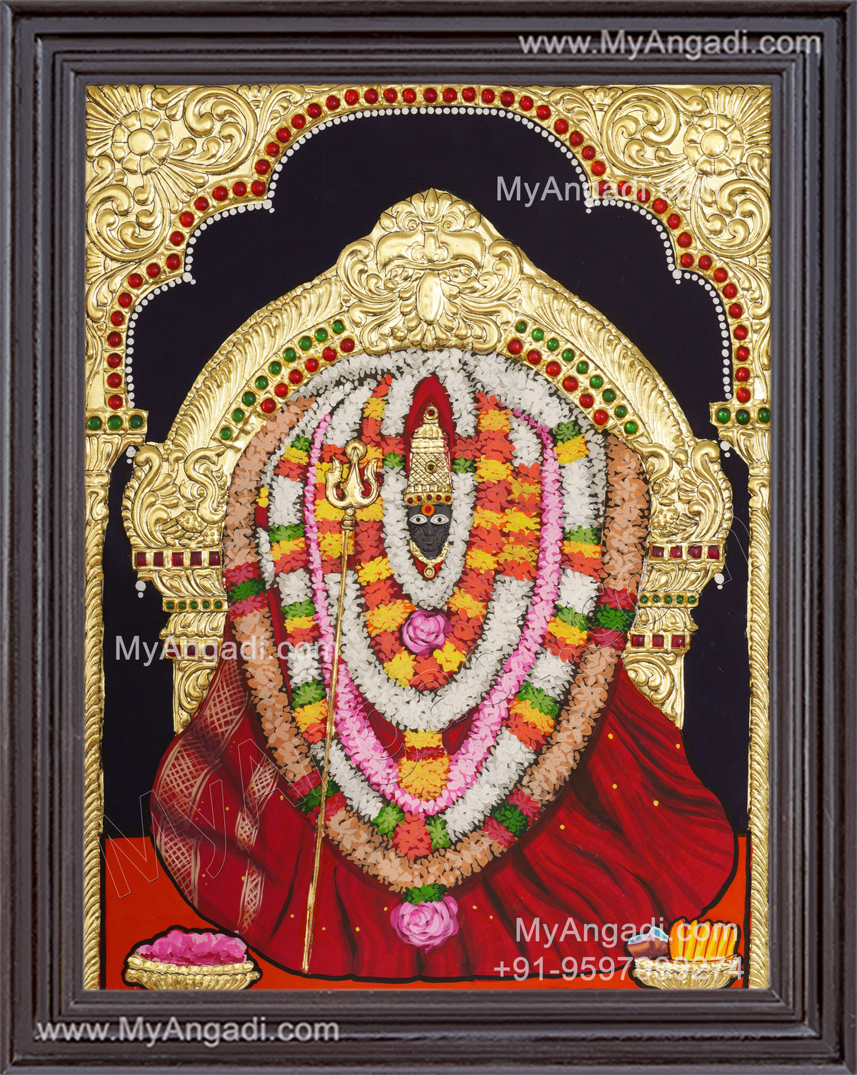 Pratti Amman Tanjore Painting