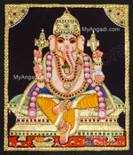 Ganapati Tanjore Painting