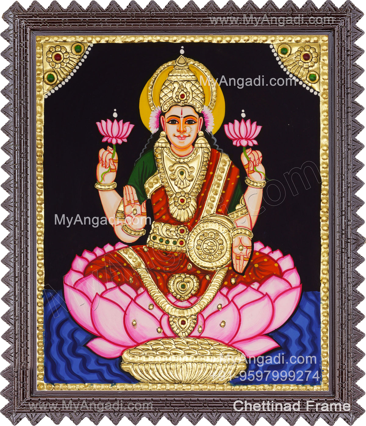 Lakshmi Tanjore Painting