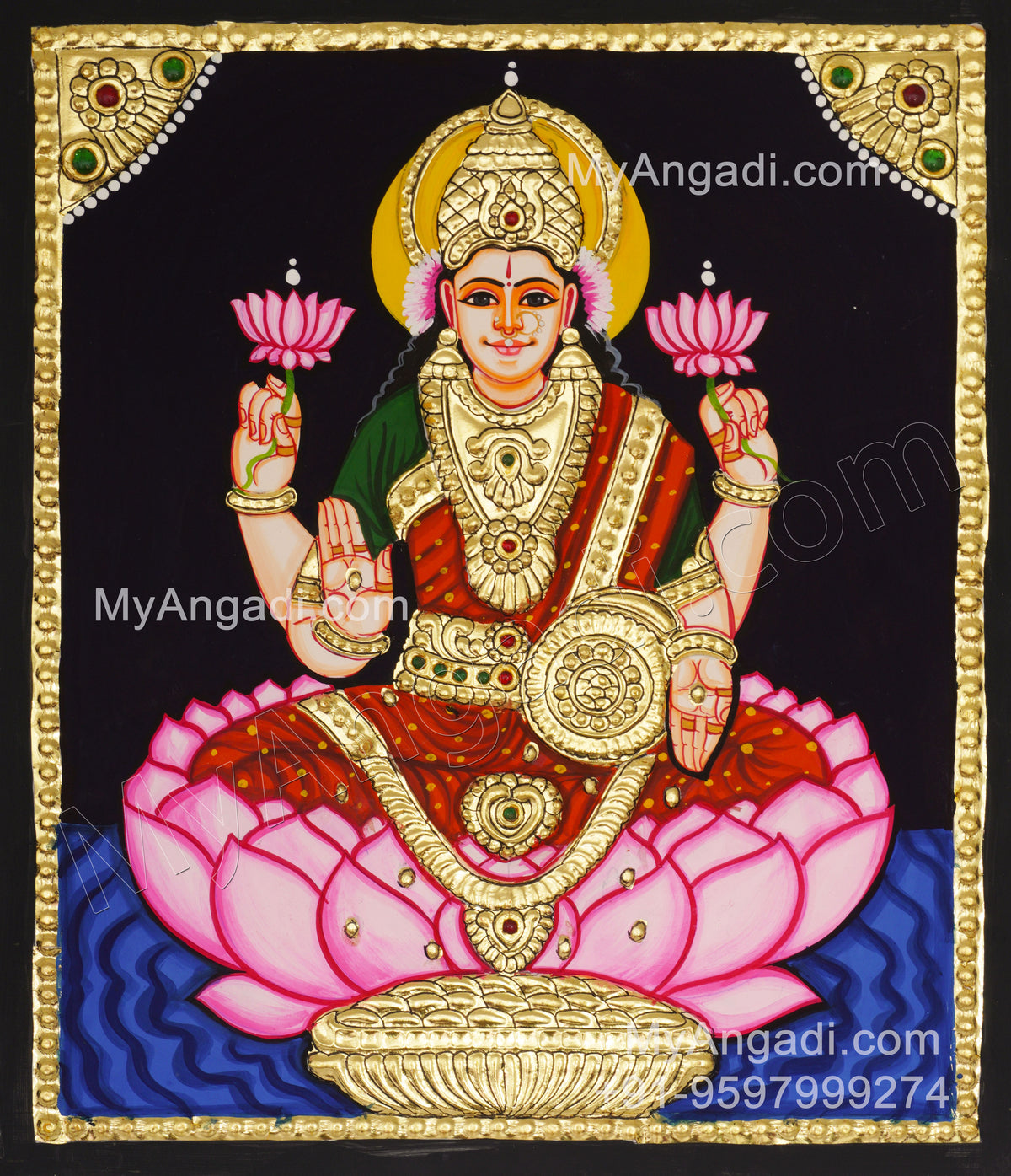 Lakshmi Tanjore Painting