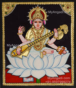 Saraswathi Tanjore Painting