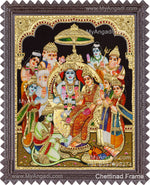 Ramar Pattabhishekam Tanjore Painting