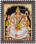 Saraswathi3D Tanjore Painting