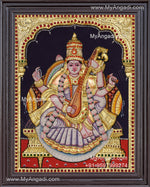 Saraswathi3D Tanjore Painting