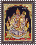 Saraswathi3D Tanjore Painting