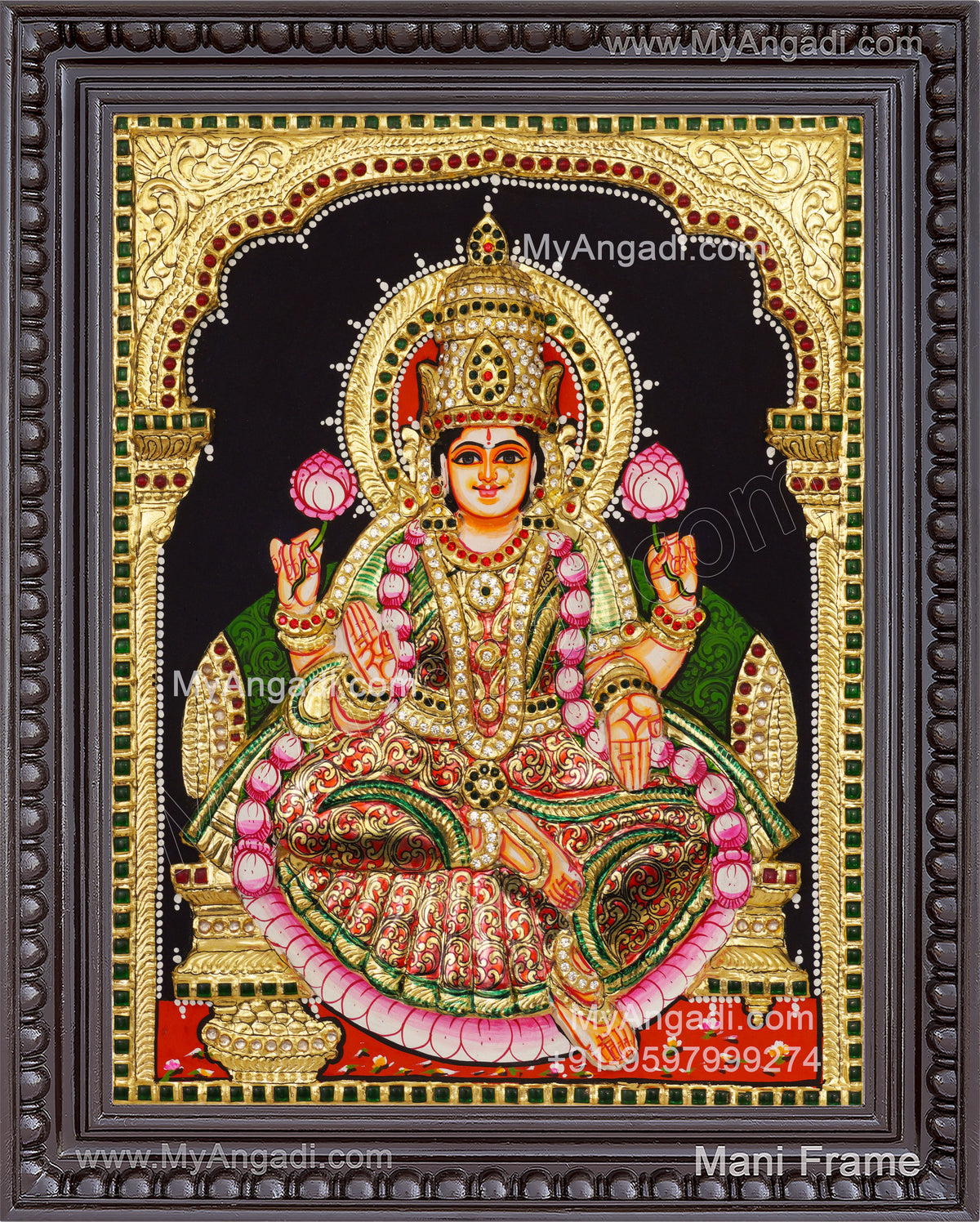 Lakshmi 3D Tanjore Painting