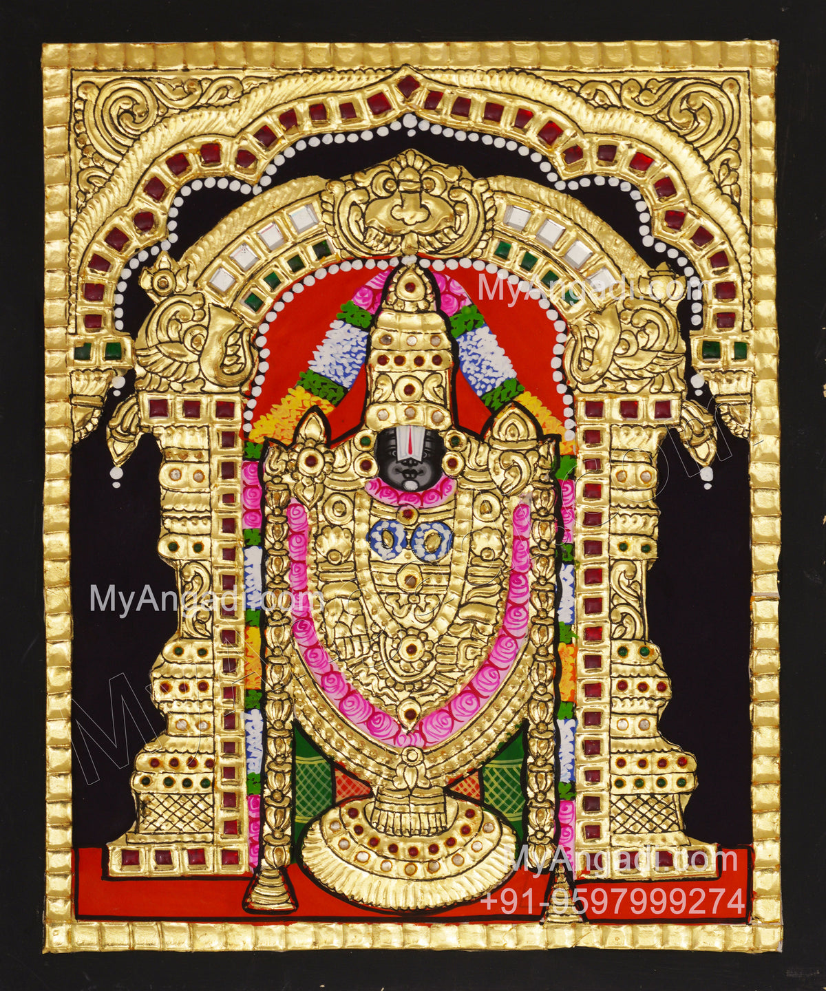 Balaji Tanjore Painting