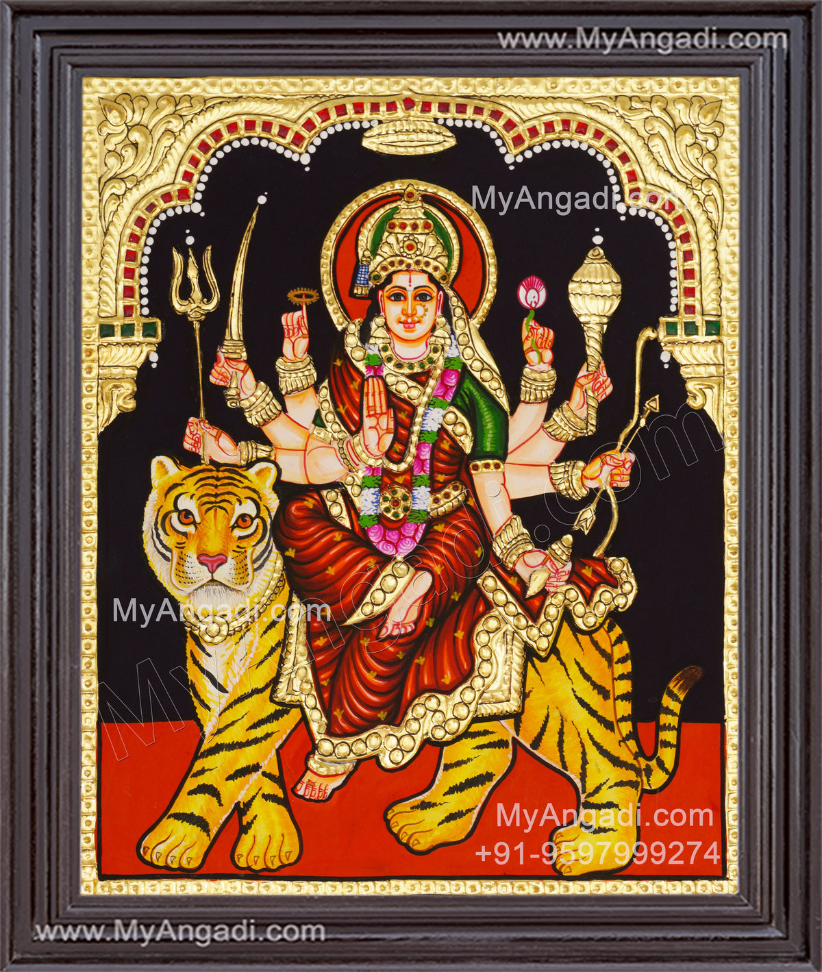 Durga Tanjore Painting
