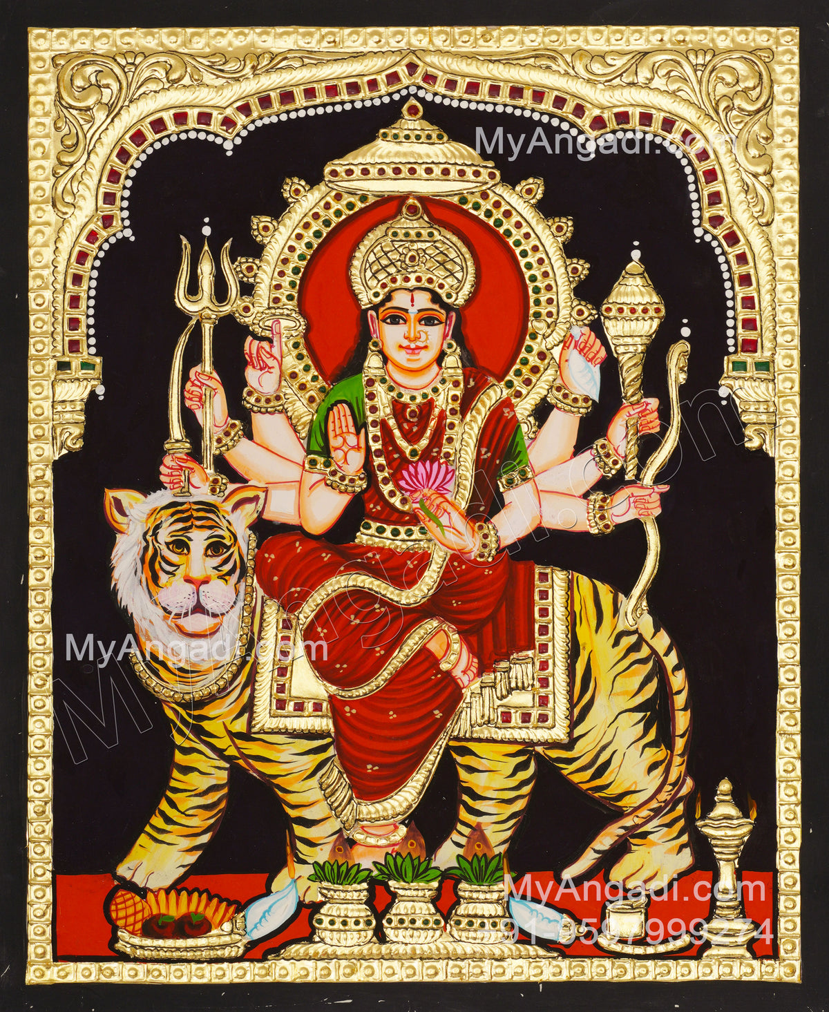 Durga Tanjore Painting