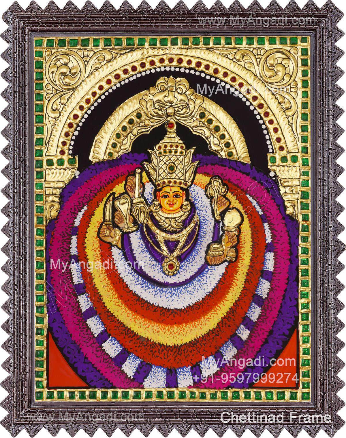 Swarnabha Devi Tanjore Painting