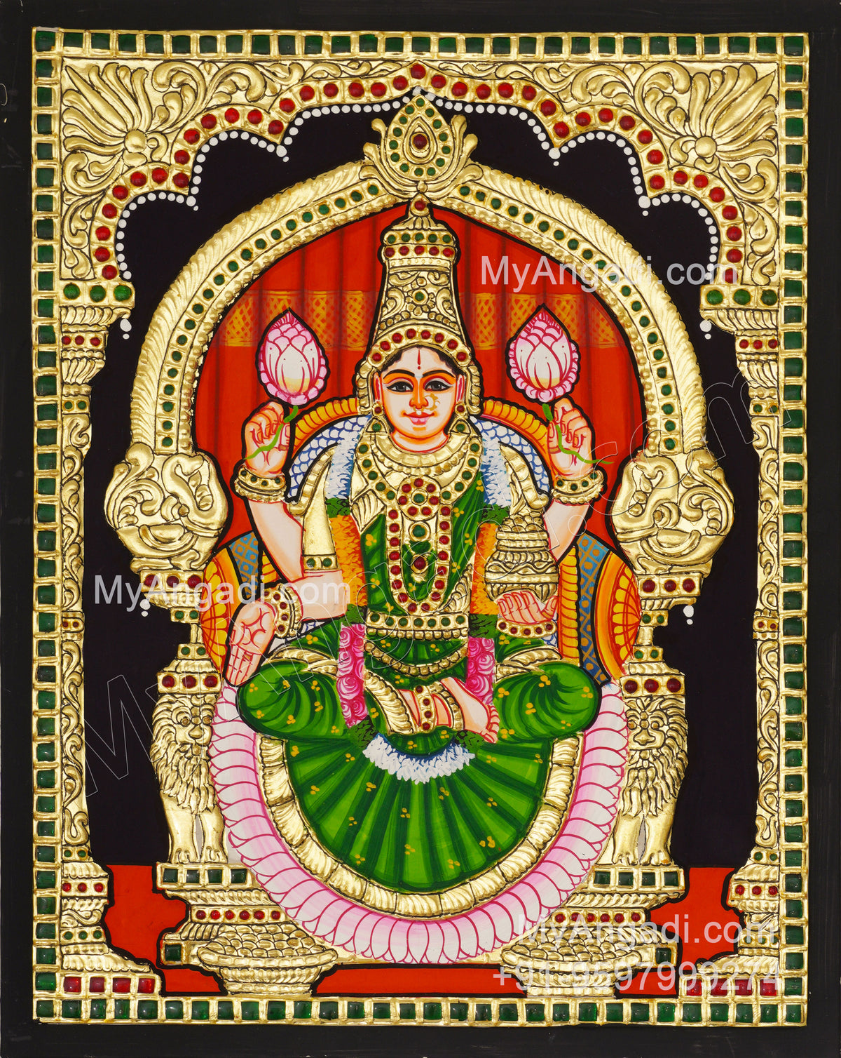 Lakshmi Tanjore Painting
