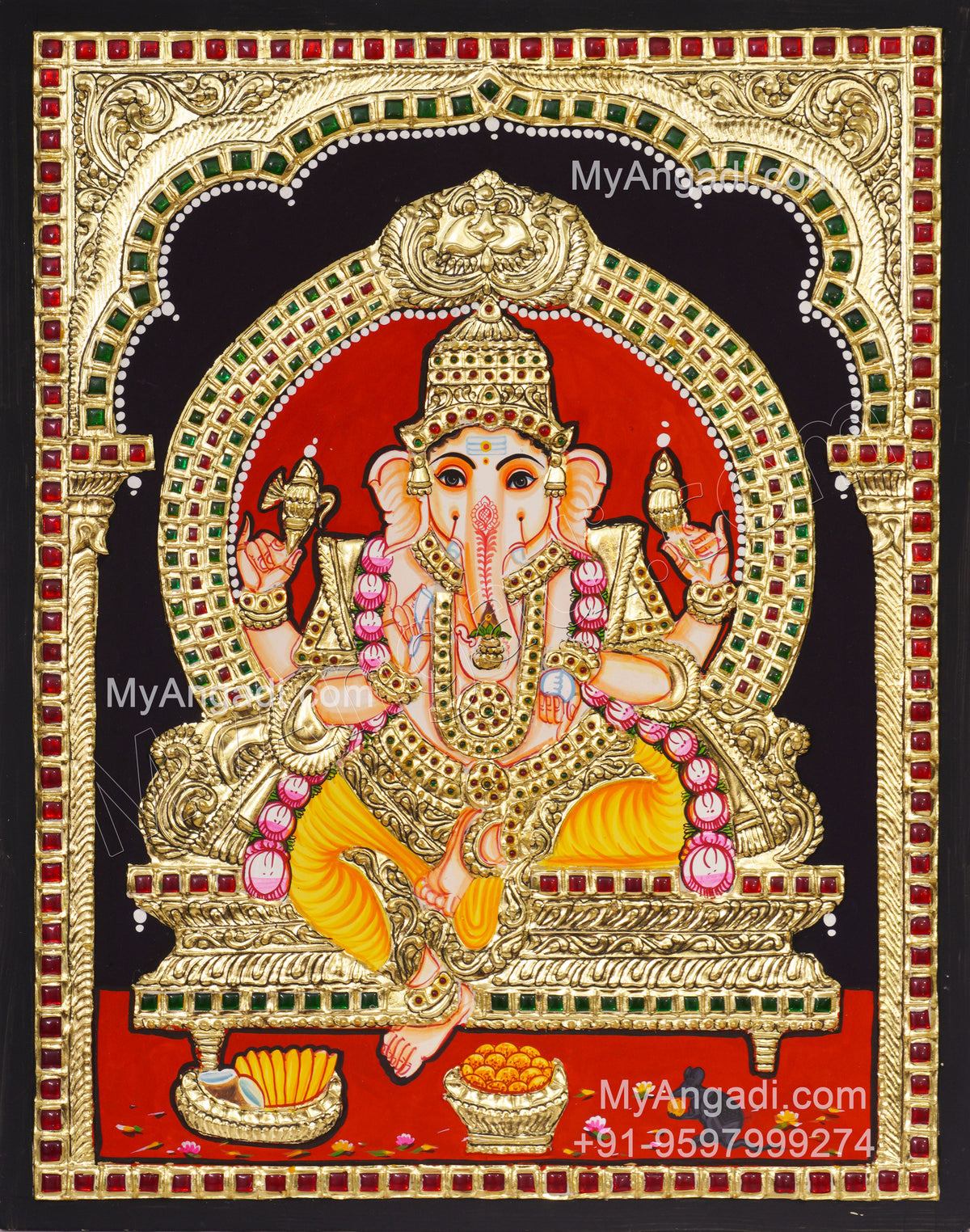 Pillayar Tanjore Paintings