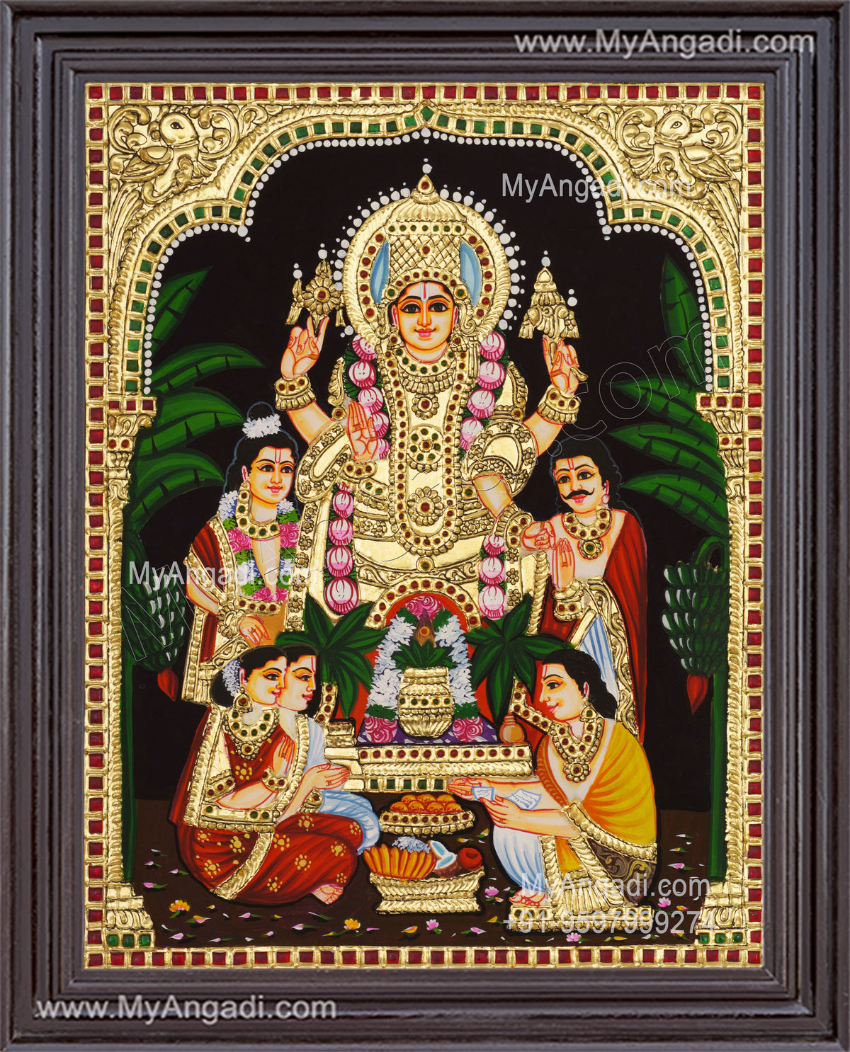 Sathyanarayana Tanjore Painting