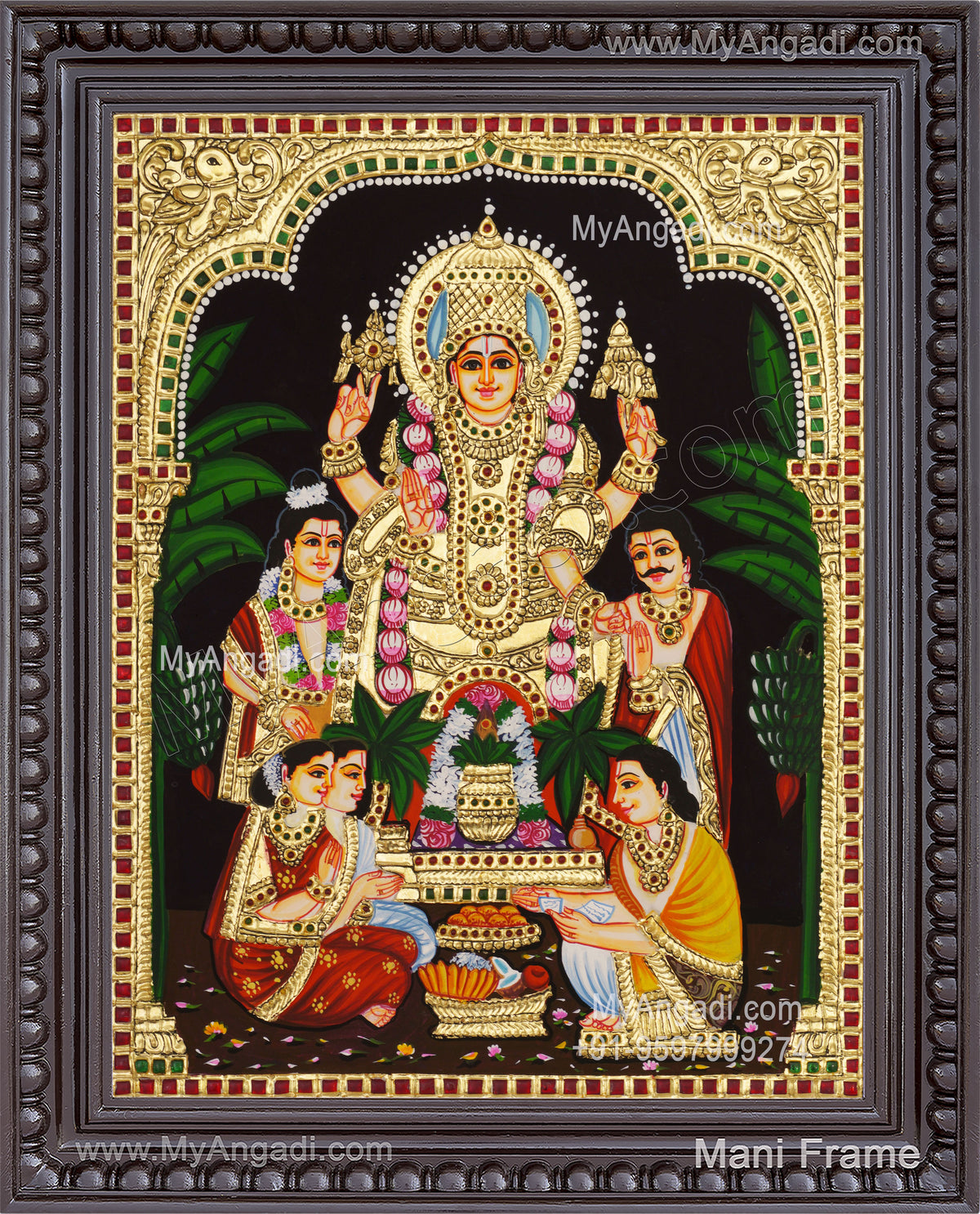 Sathyanarayana Tanjore Painting