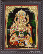 Sathyanarayana Tanjore Painting