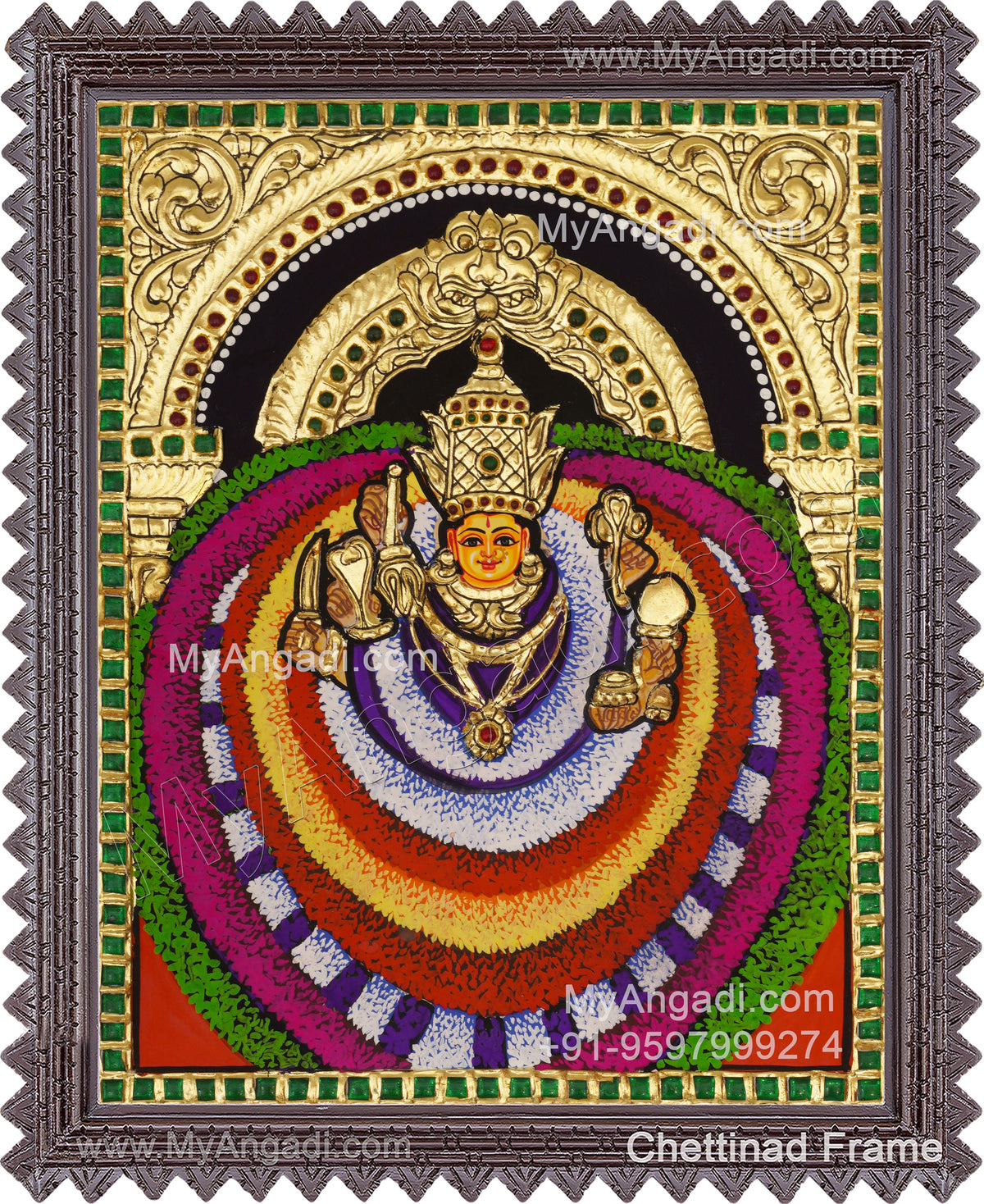 Swarnabha Devi Tanjore Painting