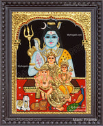 Shivan Parivar Tanjore Painting