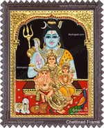 Shivan Parivar Tanjore Painting