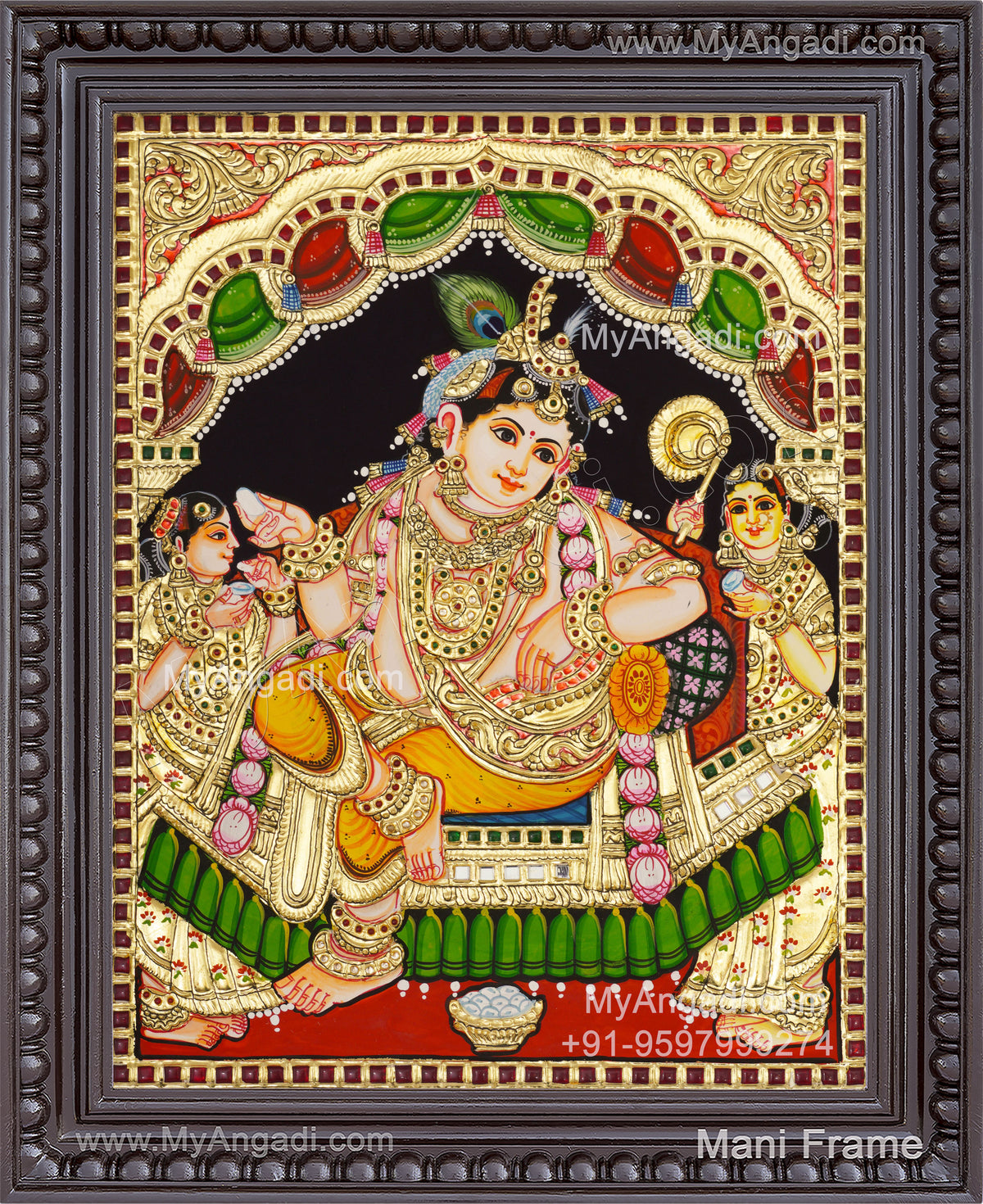 Darbar Krishna Tanjore Paintings
